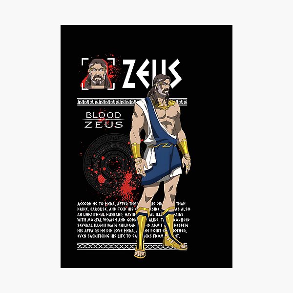 Item preview, Zeus (Blood of Zeus) designed and sold by wenderinf.