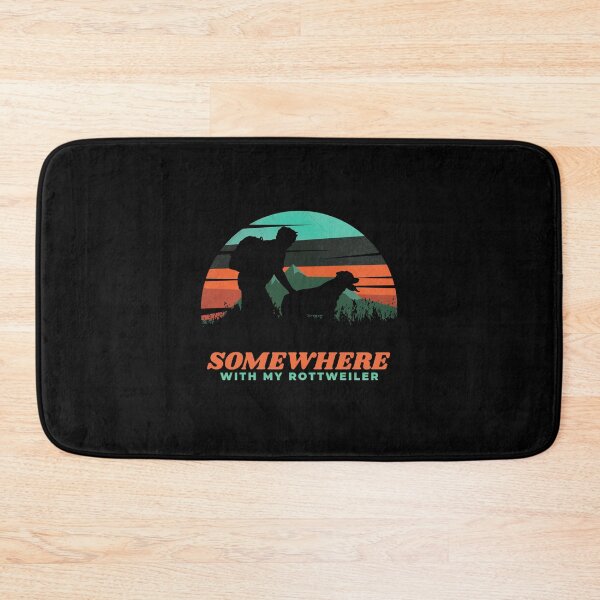 Item preview, Somewhere With My Rottweiler Mens Dog Dad Outdoor Gift  designed and sold by Guarddogdrive.