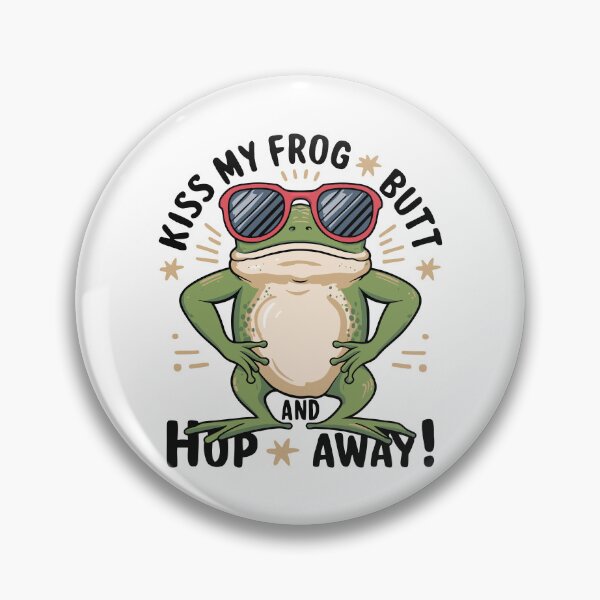Item preview, Frog butt x frog butt designed and sold by The  Knick Knack Nook.