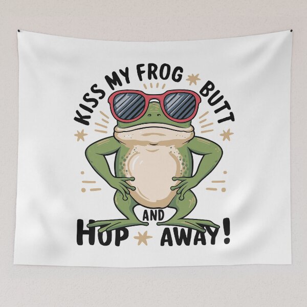 Item preview, Frog butt x frog butt designed and sold by The  Knick Knack Nook.
