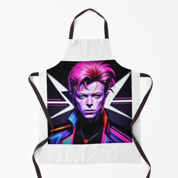 Aperçu de l'œuvre David Bowie, Bowie rétro, David Bowie rétro créée et vendue par RetroThreadedTs.