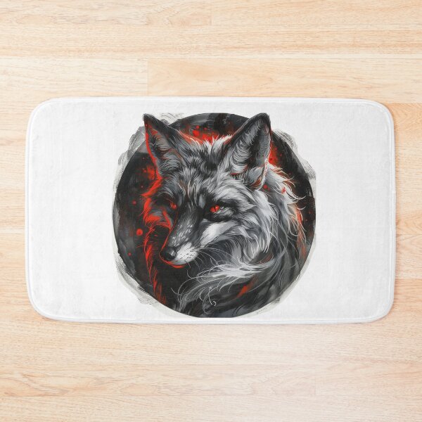 Item preview,  Silver Fox Red Eyes designed and sold by TheDarkStone.