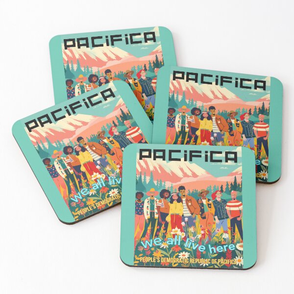 Item preview, Happy Citizens Pacifica Propaganda designed and sold by Beyond Cascadia Shop.