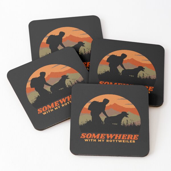Item preview, Somewhere With My Rottweiler Mens Dog Dad Outdoor Gift  designed and sold by Guarddogdrive.