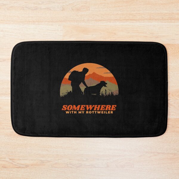 Item preview, Somewhere With My Rottweiler Mens Dog Dad Outdoor Gift  designed and sold by Guarddogdrive.