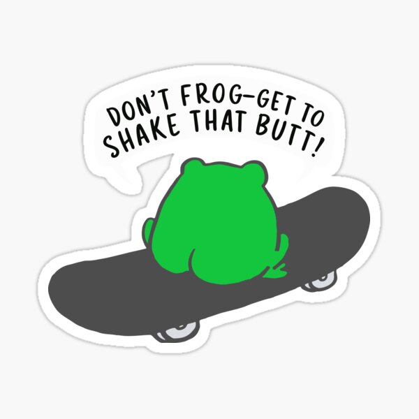 Item preview, Frog butt x frog butt designed and sold by The  Knick Knack Nook.