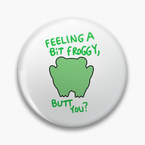 Item preview, Frog butt x frog butt designed and sold by The  Knick Knack Nook.