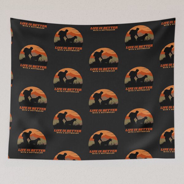Item preview, Life Is Better With A Rottweiler Mens Dad Gift designed and sold by Guarddogdrive.
