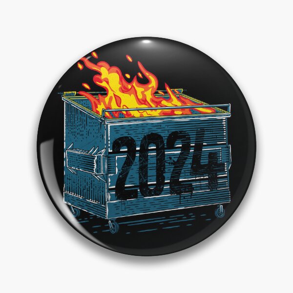 Item preview, Dumpster Fire 2024 designed and sold by therocketman.