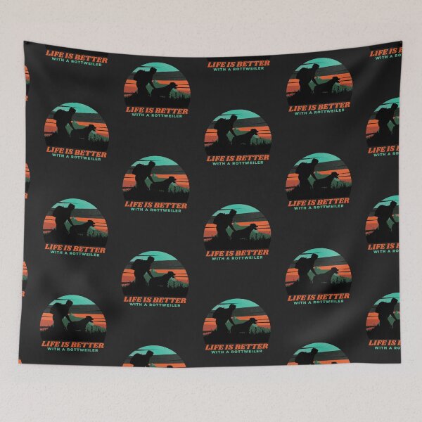 Item preview, Life Is Better With A Rottweiler Mens Dad Gift designed and sold by Guarddogdrive.