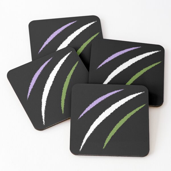 Item preview, Scratch Genderqueer pride flag designed and sold by IvaaloArt.
