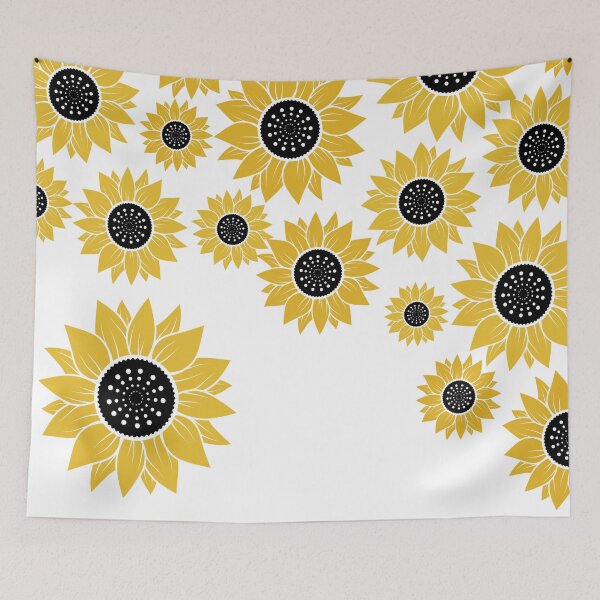 Item preview, Modern Sunflower Pattern designed and sold by P9Designs.