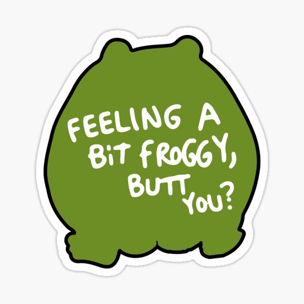 Item preview, Frog butt x frog butt designed and sold by The  Knick Knack Nook.