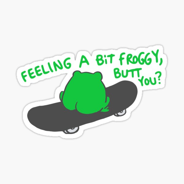 Item preview, Frog butt x frog butt designed and sold by The  Knick Knack Nook.