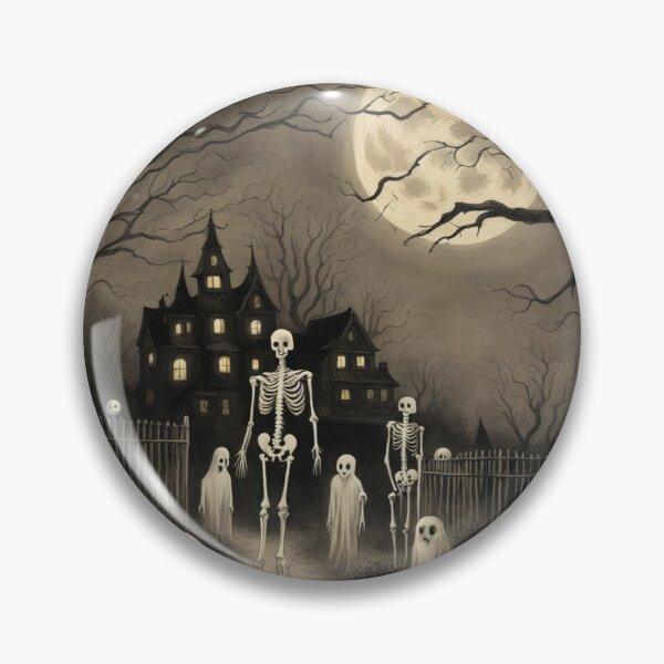 Item preview, Enchanted Haunted Mansion Spooky Halloween Night With Ghosts designed and sold by EnchantedVista.
