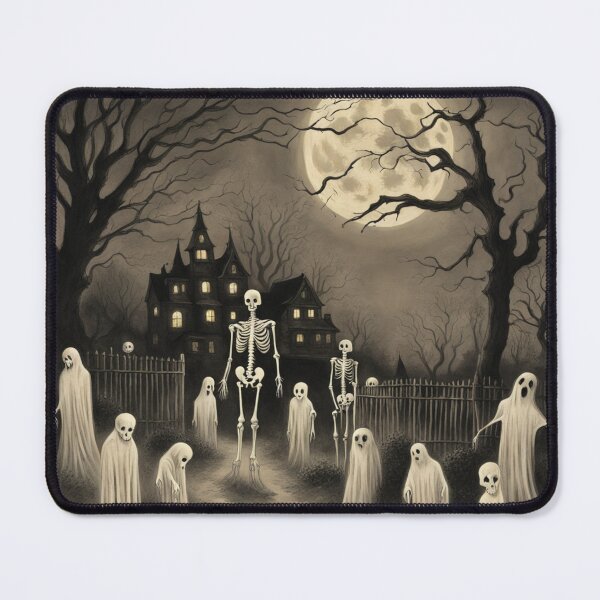 Item preview, Enchanted Haunted Mansion Spooky Halloween Night With Ghosts designed and sold by EnchantedVista.