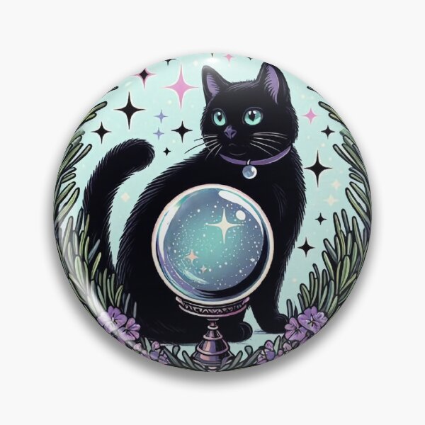 Artikelvorschau, Die magische schwarze Katze entworfen und verkauft von dreamywitch.