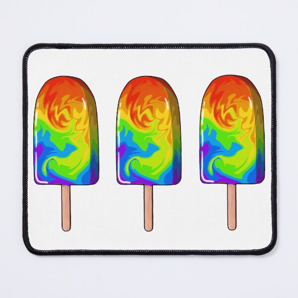 Item preview, The Hot and Cold PRIDEcicle Throuple designed and sold by LinesAreDrawn.