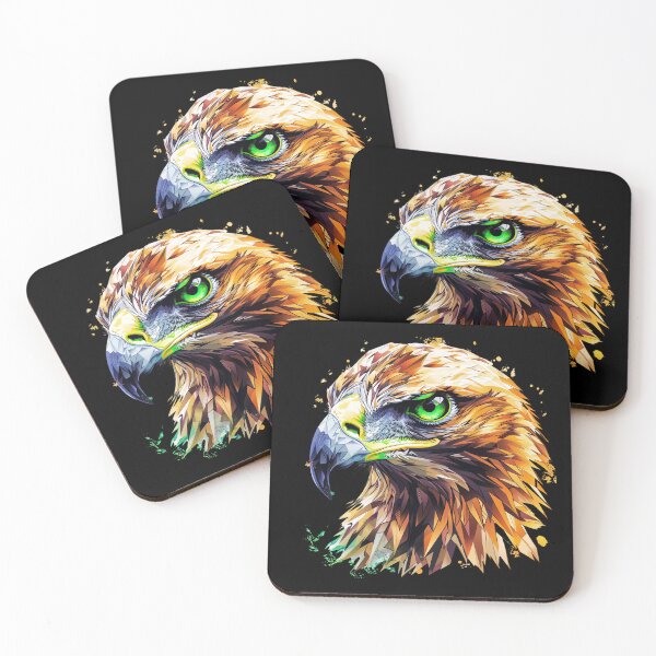 Item preview, Golden Eagle Head, Geometry Style designed and sold by TheDarkStone.