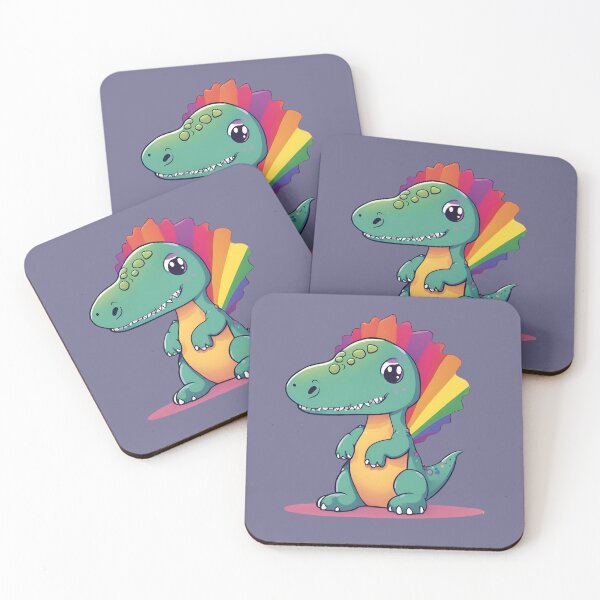 Item preview,  Pride Dino Funny Rainbow Dinosaur Lgbtq Flag designed and sold by MomentumCloset.