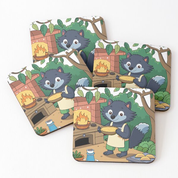Item preview, Fluffy Binturong Baking a Pie designed and sold by omerfdln34.