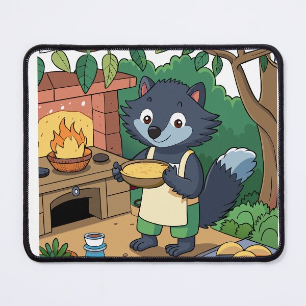 Item preview, Fluffy Binturong Baking a Pie designed and sold by omerfdln34.