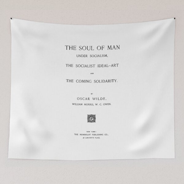 Item preview, The Soul of Man Under Socialism by Oscar Wilde, The Socialist Ideal: Art by William Morris, etc. (1892) Pamphlet  designed and sold by NEVERBOW.