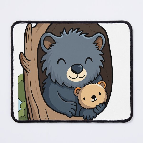 Item preview, Fluffy Binturong Cuddled Up with a Teddy Bear designed and sold by omerfdln34.