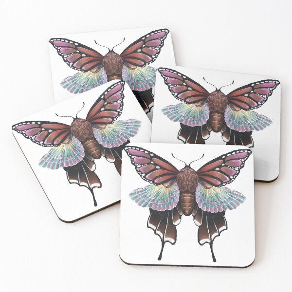 Item preview, Monarch Ptera Moth - Paint designed and sold by TeaAragonArt.