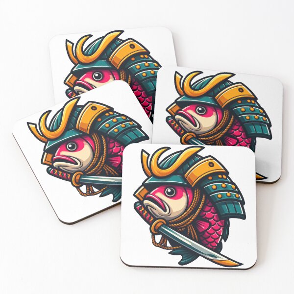 Item preview, Red Fish Samurai designed and sold by OKyak.