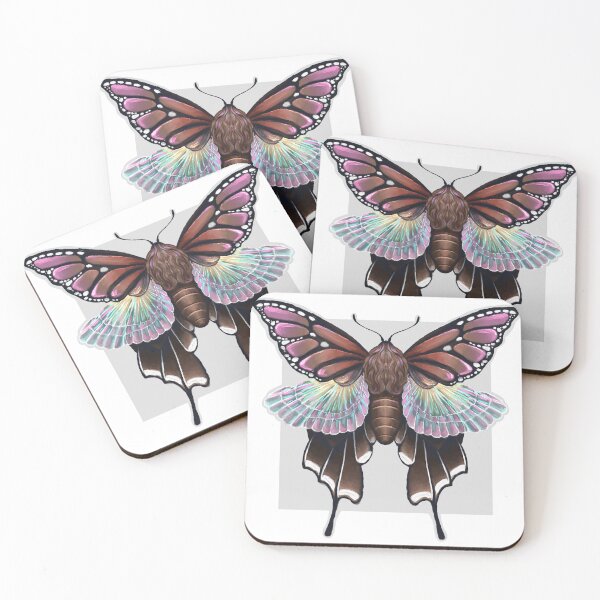 Item preview, Monarch Ptera Moth - Paint Square designed and sold by TeaAragonArt.