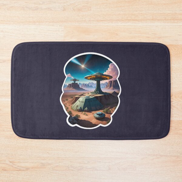 Item preview, Alien Base In The Desert designed and sold by TheArtOfPat.