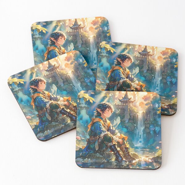 Item preview, Sibelis, Crown Prince of the Elf Enchanted Forest Realm - Watercolor designed and sold by Second Draft Visuals.