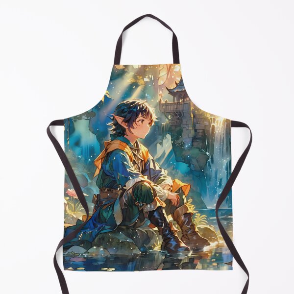 Item preview, Sibelis, Crown Prince of the Elf Enchanted Forest Realm - Watercolor designed and sold by Second Draft Visuals.