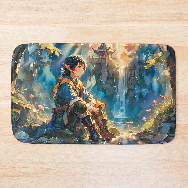 Item preview, Sibelis, Crown Prince of the Elf Enchanted Forest Realm - Watercolor designed and sold by Second Draft Visuals.
