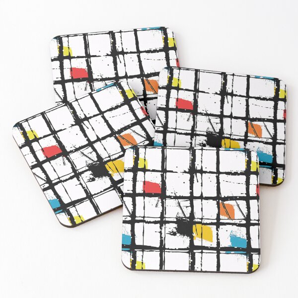 Item preview, Abstract Black and White with a splash of colour v1 | Phone case, Blanket, Cushion designed and sold by BuzzworthyShop.