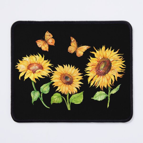 Item preview, Sunflowers and Butterflies designed and sold by RedPumpFlash.