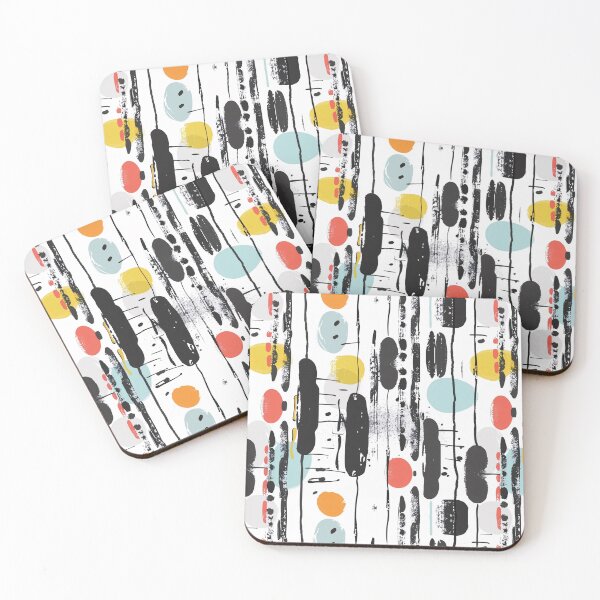 Item preview, Abstract Black and White with a splash of colour v2 | Phone case, Blanket, Cushion designed and sold by BuzzworthyShop.