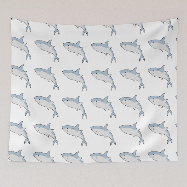 Item preview, Cute White Shark designed and sold by PureHelvetia.