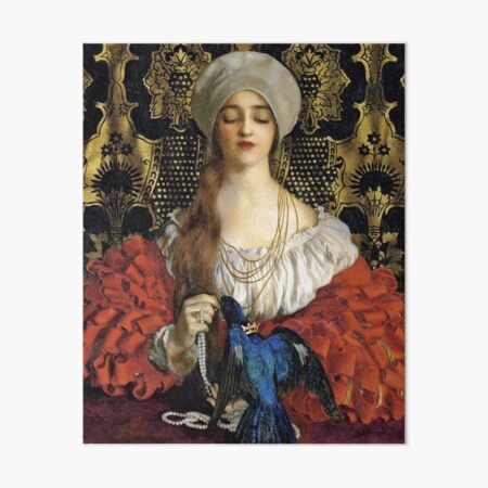 Item preview, The Blue Bird - Frank Cadogan Cowper designed and sold by forgottenbeauty.
