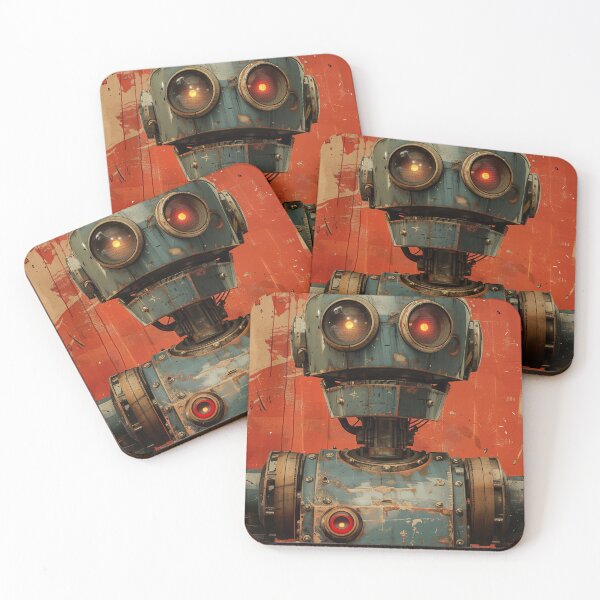 Item preview, Vintage Industrial Robot Portrait designed and sold by plam50.