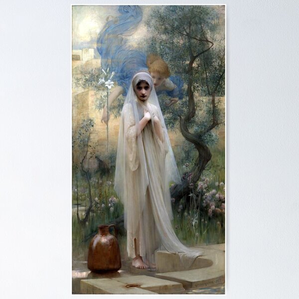 Artikel-Vorschau von Die Verkündigung - Arthur Hacker, designt und verkauft von forgottenbeauty.