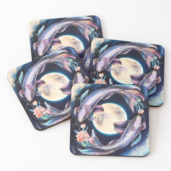 Item preview, Pisces Astrology. Moon in Pisces, Zodiac sign, Pisces symbol designed and sold by ZodiacWonders.