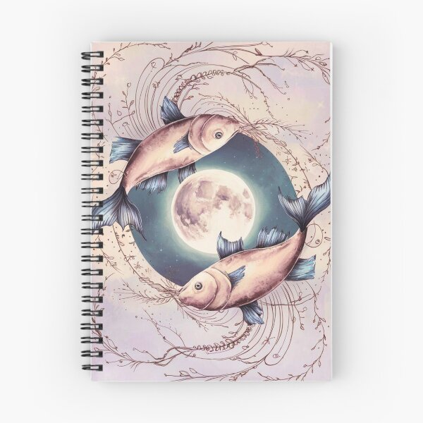 Item preview, Pisces Astrology. Moon in Pisces, Zodiac sign, Pisces symbol designed and sold by ZodiacWonders.