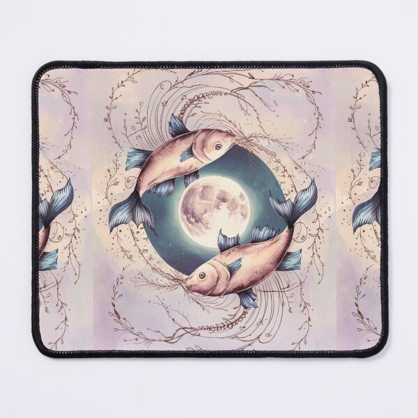 Item preview, Pisces Astrology. Moon in Pisces, Zodiac sign, Pisces symbol designed and sold by ZodiacWonders.