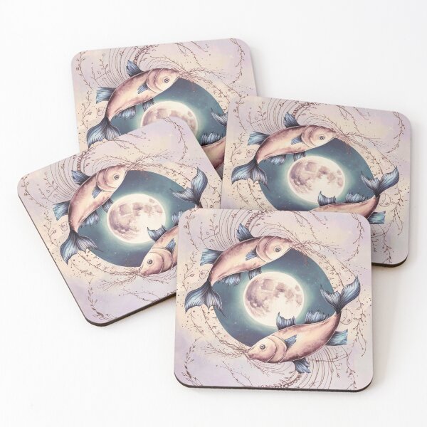 Item preview, Pisces Astrology. Moon in Pisces, Zodiac sign, Pisces symbol designed and sold by ZodiacWonders.