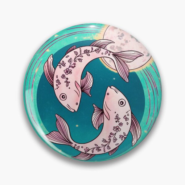 Item preview, Pisces Astrology. Moon in Pisces, Zodiac sign, Pisces symbol designed and sold by ZodiacWonders.
