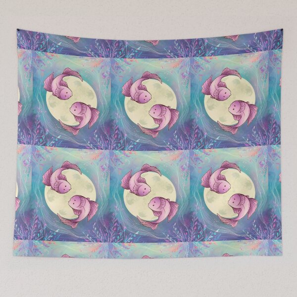 Item preview, Pisces Astrology. Moon in Pisces, Zodiac sign, Pisces symbol designed and sold by ZodiacWonders.