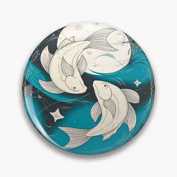Item preview, Pisces Astrology. Moon in Pisces, Zodiac sign, Pisces symbol designed and sold by ZodiacWonders.