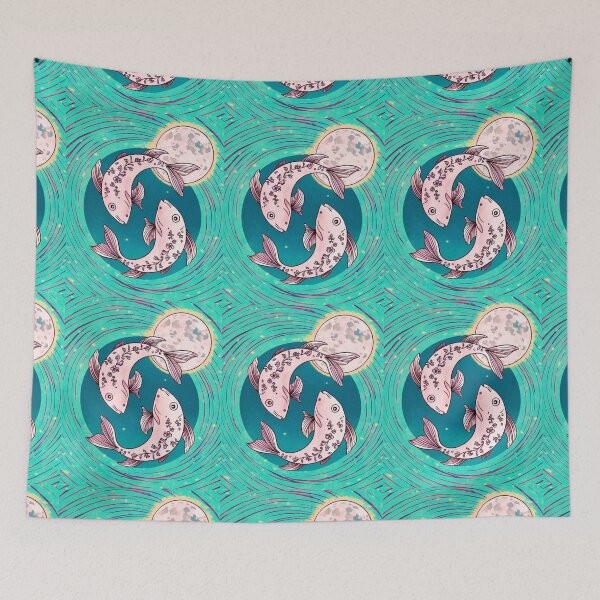 Item preview, Pisces Astrology. Moon in Pisces, Zodiac sign, Pisces symbol designed and sold by ZodiacWonders.
